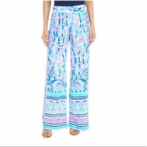 Lilly Pulitzer Bal Harbor Mid-Rise Palazzo Pant. Size XXSmall. NWT.